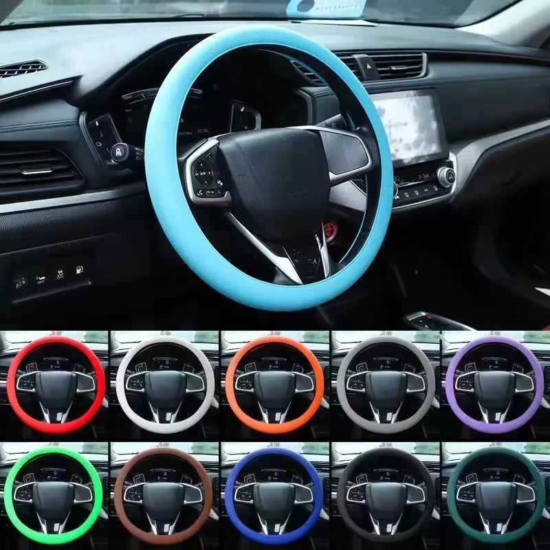 Silicone Car Steering Wheel Cover Steering Wheel Cover Anti-Slip Comfort