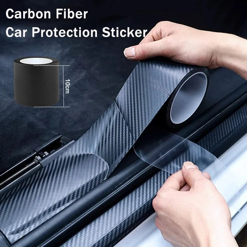 Nano Carbon Fiber Car Sticker Premium Quality Replacement Accessory