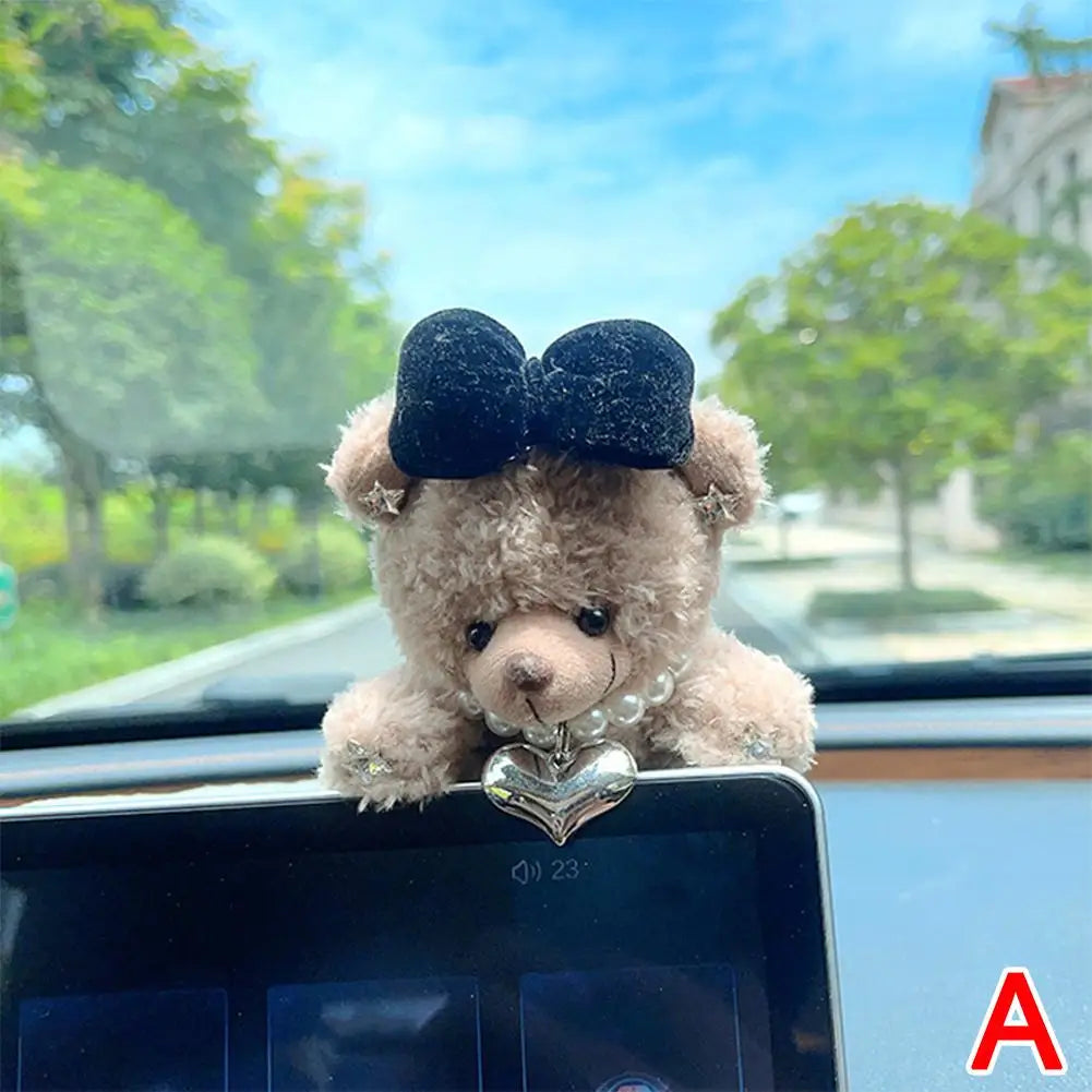 Car Decoration Interior Bear Screen Car Dashboard Ornament Decoration