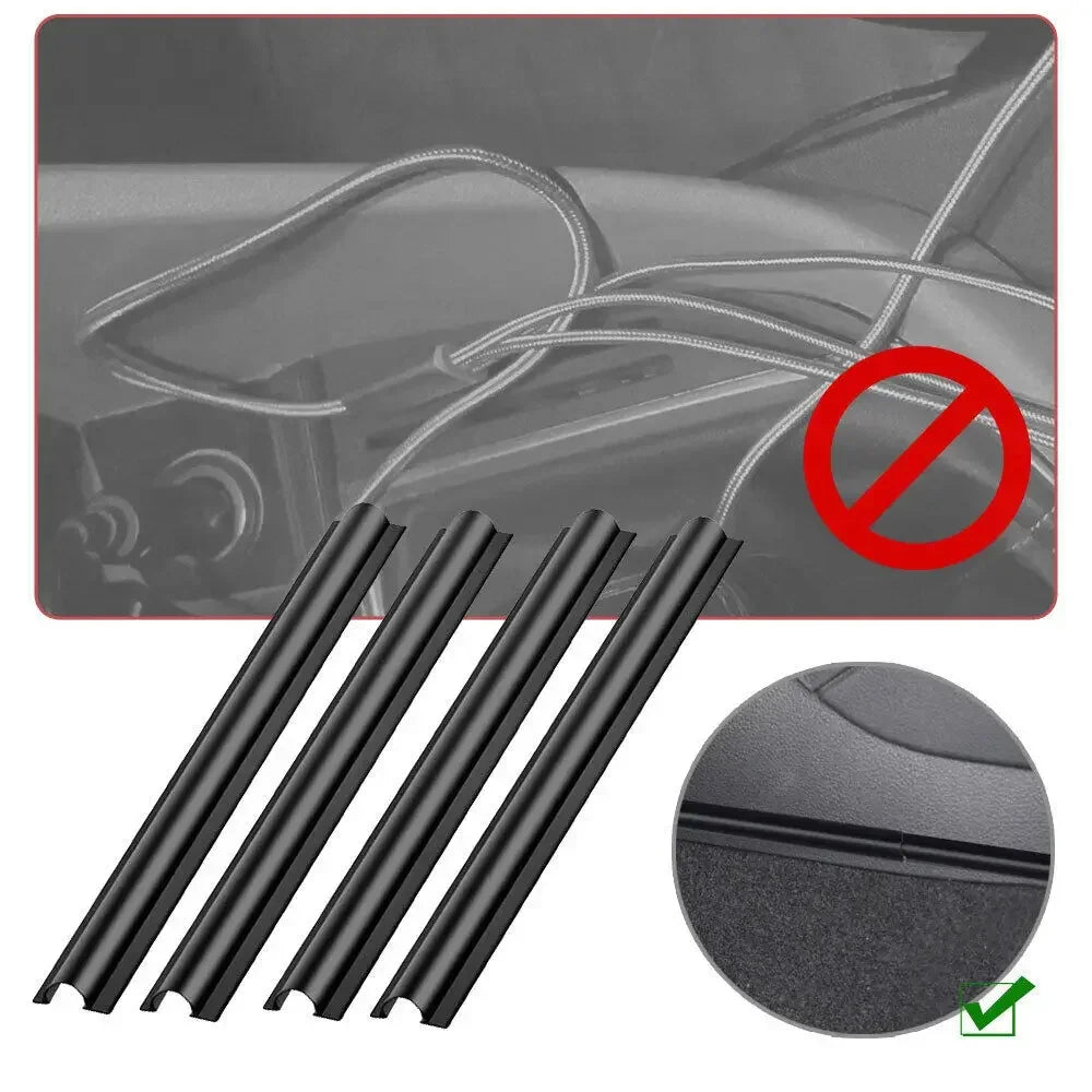 4Pc Sleek Car Cable Organizer Premium Quality Replacement Accessory