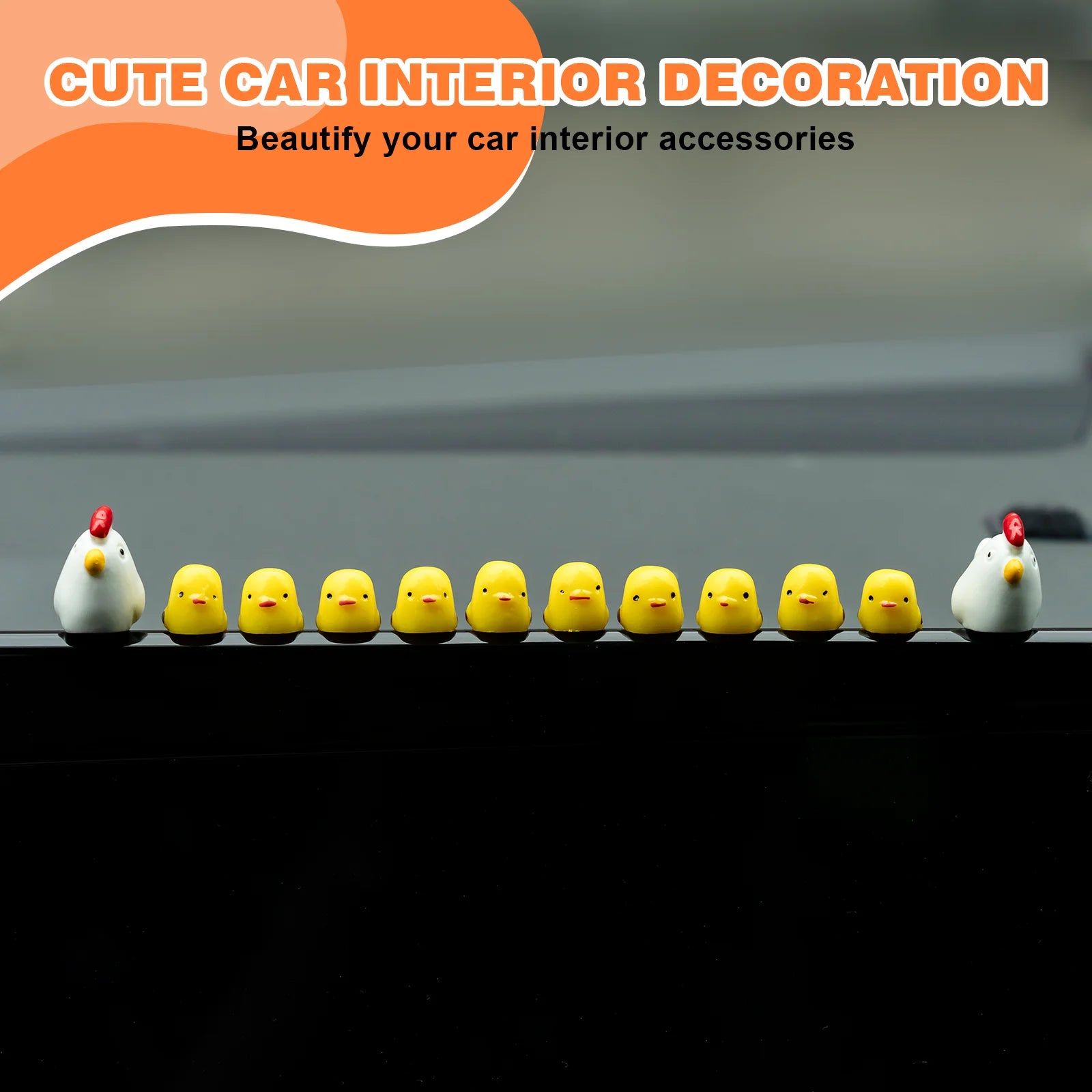 Cute Mini Animal Car Dashboard Car Dashboard Ornament Decoration