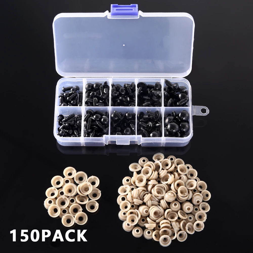 150/500 Pcs Doll Making Eyes Doll Making Safety Eyes Craft Supply
