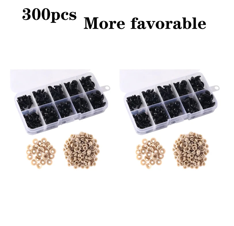 150/500 Pcs Doll Making Eyes Doll Making Safety Eyes Craft Supply