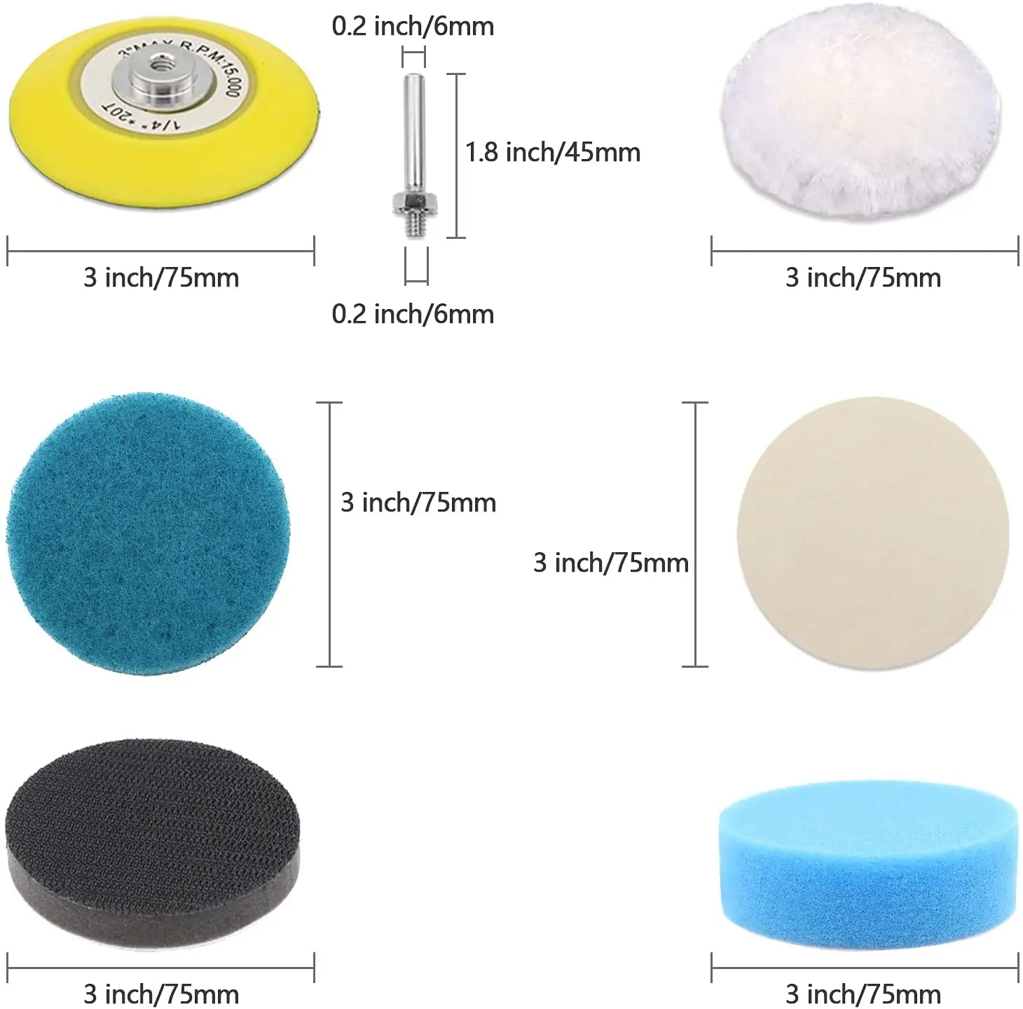 41 Pcs 3 Inch Car Premium Quality Replacement Accessory