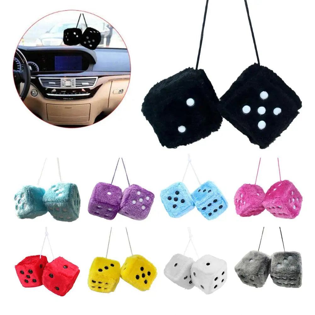 Big Long Hair Hot Stamping Car Dashboard Ornament Decoration