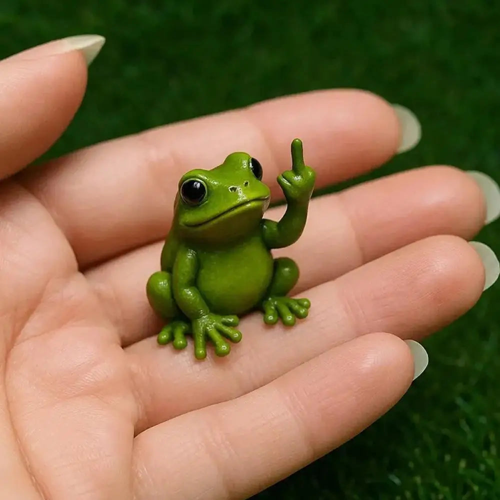 Middle Finger Animal Statue Frog Premium Quality Replacement Accessory