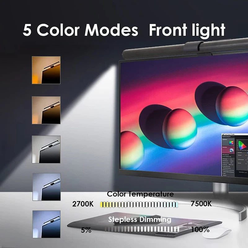 Computer Monitor Screen Light Bar LED Computer Monitor Light Bar Desk Lamp