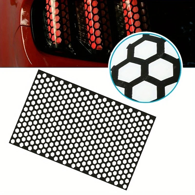 Car rear taillight sticker honeycomb Premium Quality Replacement Accessory