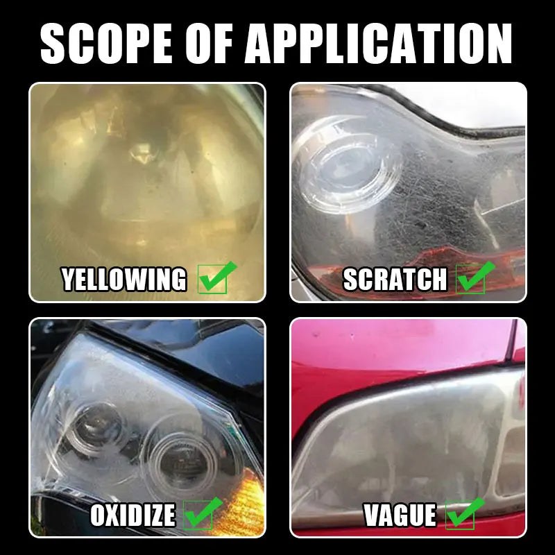 Car Headlight Restoration Polishing Kits Premium Quality Replacement Accessory