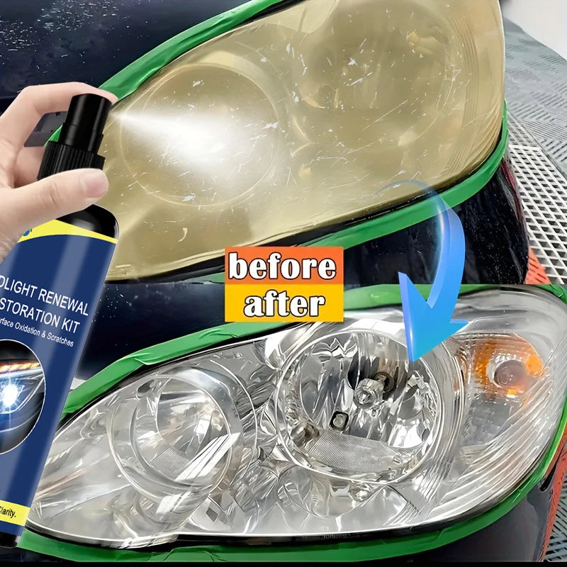 100ml Ceramic Headlight Restoration Spray Premium Quality Replacement Accessory