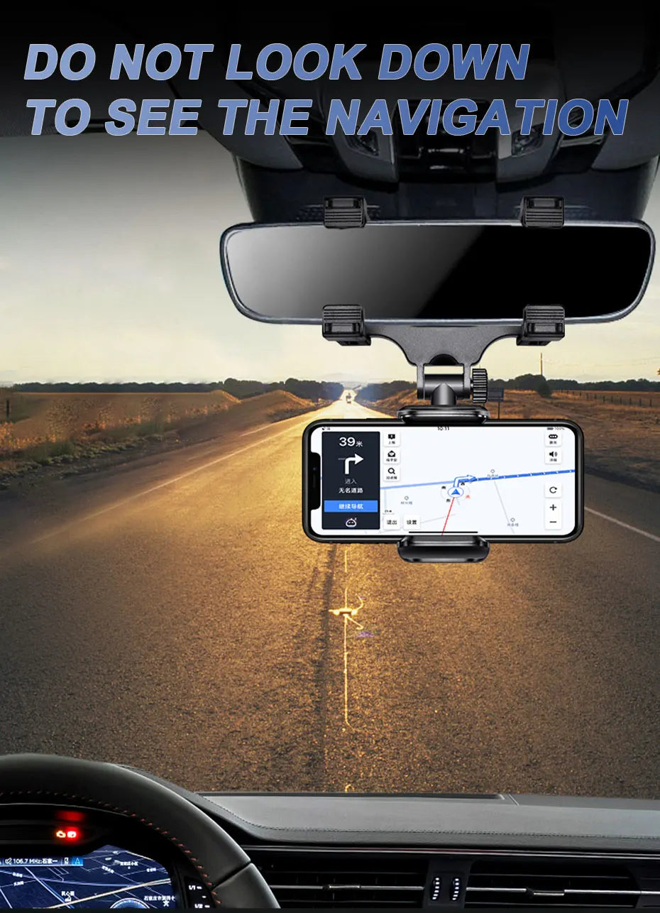 SEAMETAL Rearview Mirror Phone Holder Premium Quality Replacement Accessory