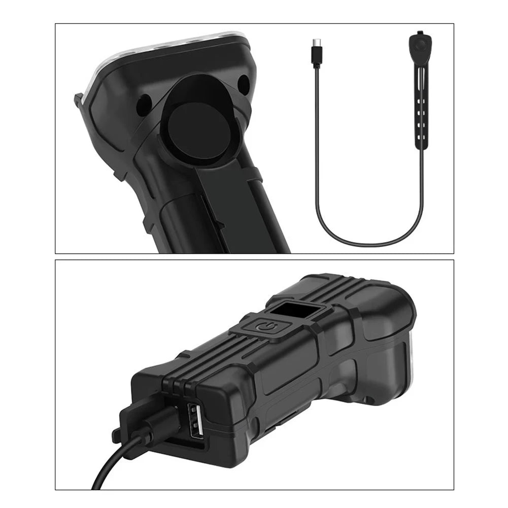 Bicycle Front Rear Light 1800mAh Premium Quality Replacement Accessory