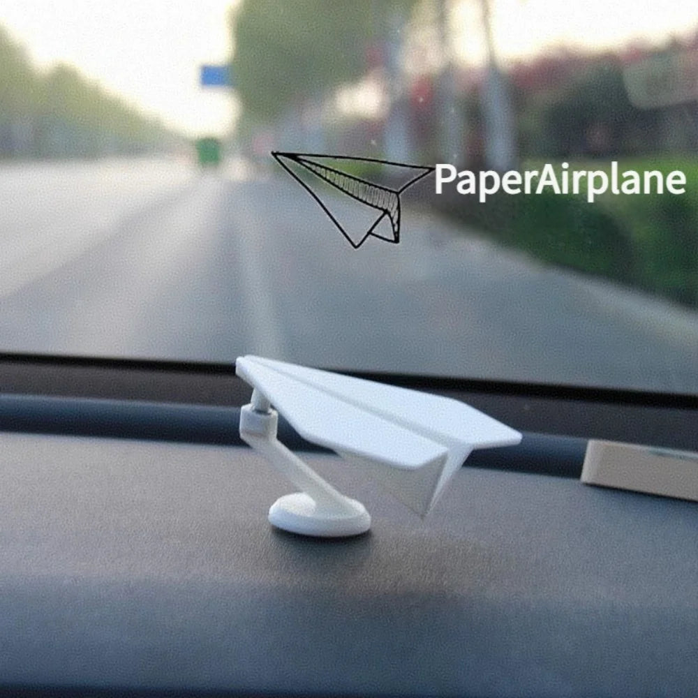 Unique Auto Turning Airplane Model Car Dashboard Ornament Decoration