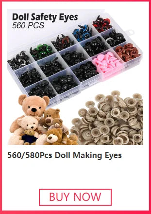150/500 Pcs Doll Making Eyes Doll Making Safety Eyes Craft Supply