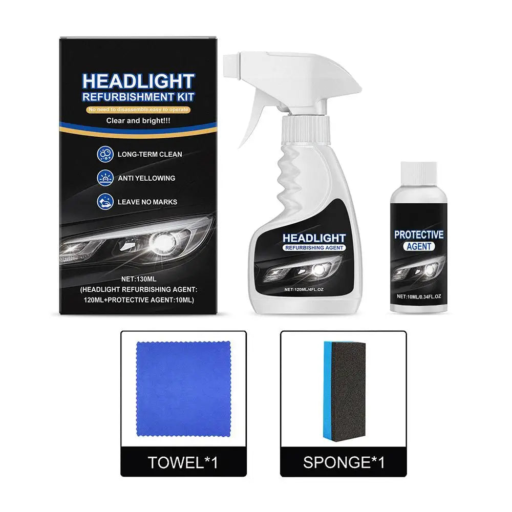 Car Headlights Restoration Kit Chemical Premium Quality Replacement Accessory