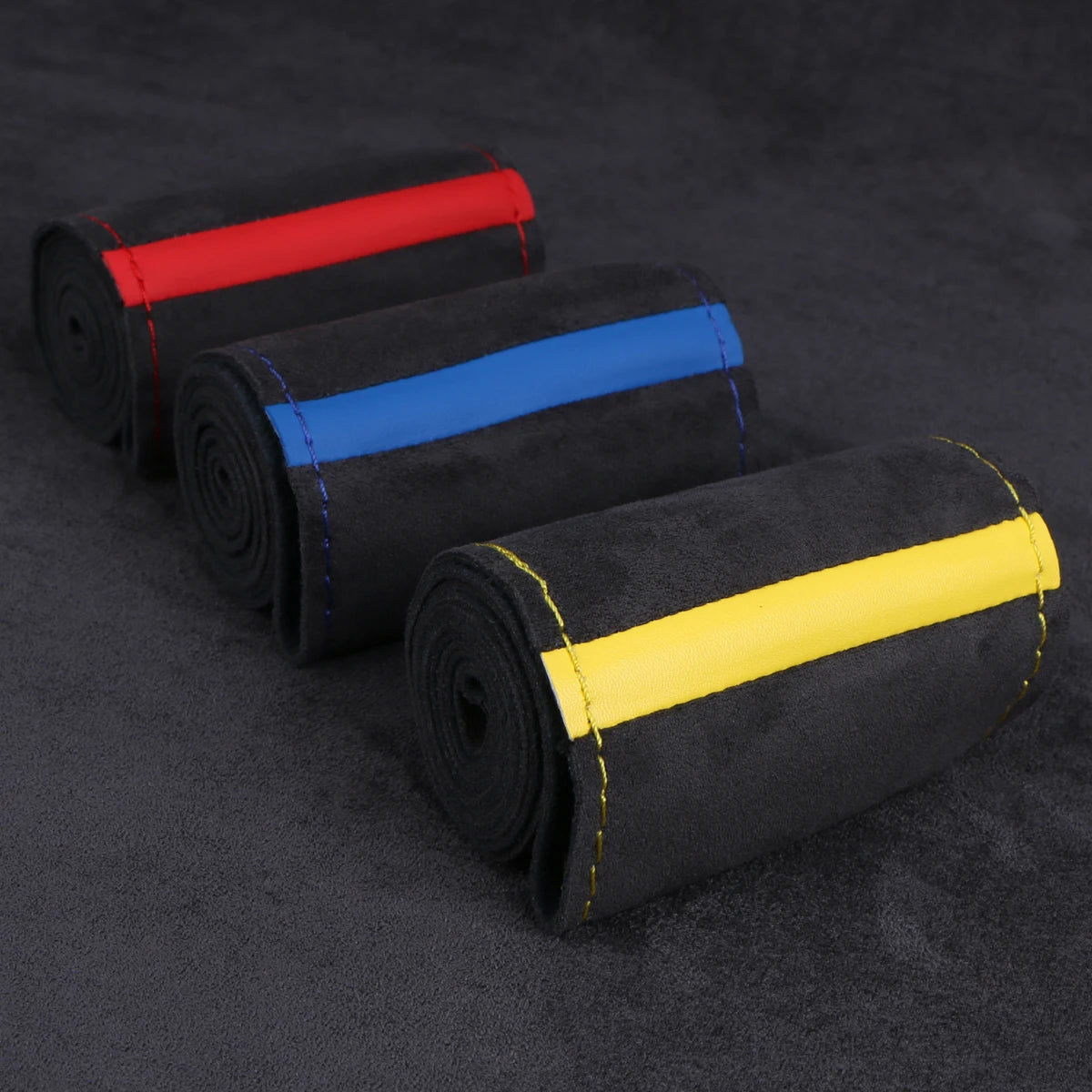 Universal Suede Car Steering Wheel Steering Wheel Cover Anti-Slip Comfort