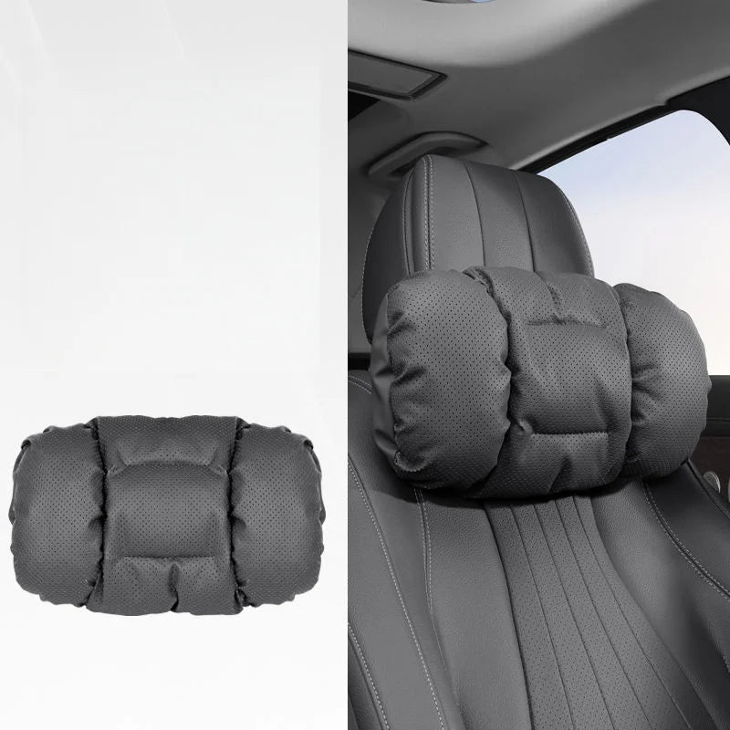 Memory Leather Car Headrest Neck Premium Quality Replacement Accessory