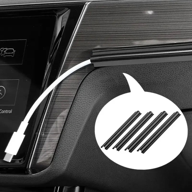 4Pc Sleek Car Cable Organizer Premium Quality Replacement Accessory
