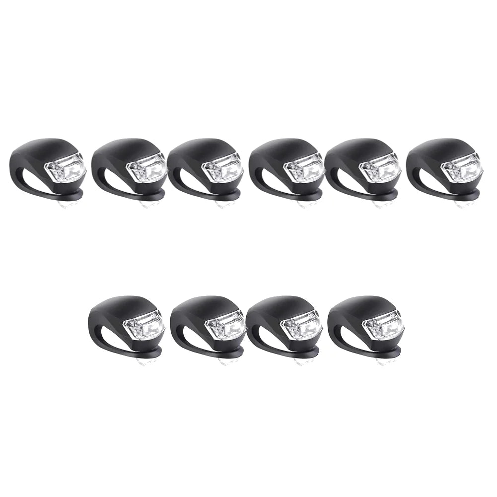 2-10pcs LED Silicone Bicycle Front Premium Quality Replacement Accessory
