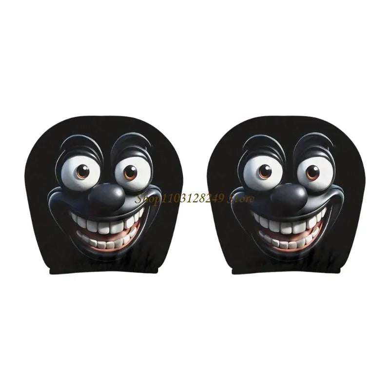 4 Car Headrest Covers Novelty Premium Quality Replacement Accessory