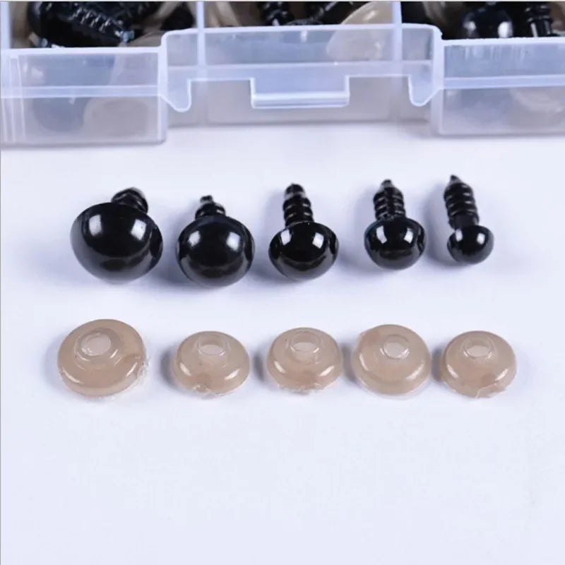 5-16mm Eyeball Doll Accessories Black Doll Making Safety Eyes Craft Supply