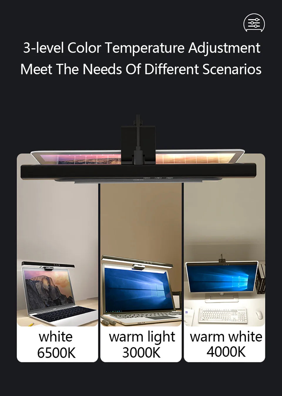 Led Monitor Light Bar Computer LED Computer Monitor Light Bar Desk Lamp
