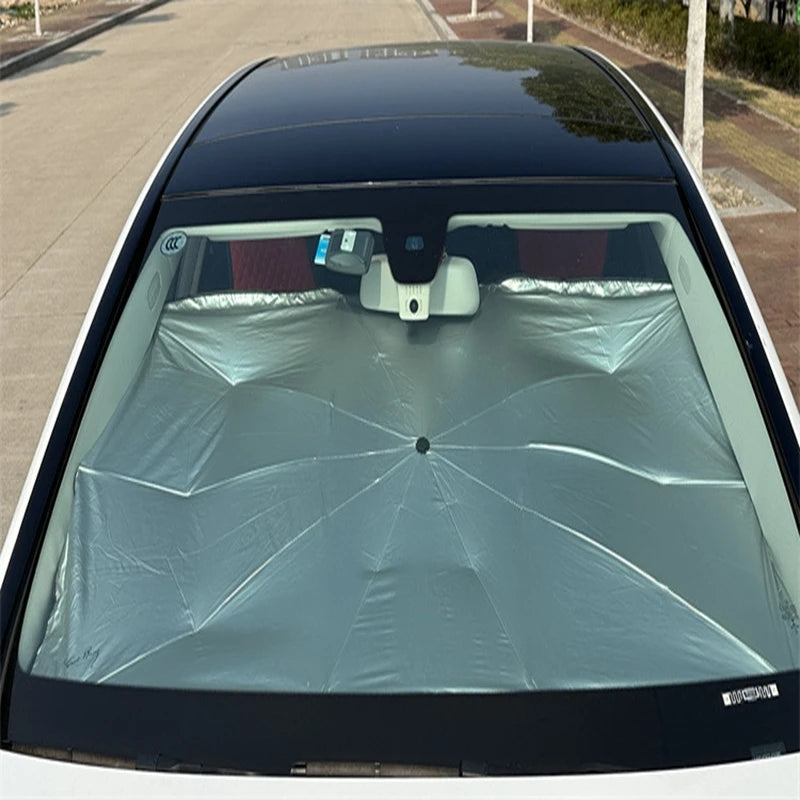 car sunshade retractable sunscreen heat Car Sun Shade UV Protector