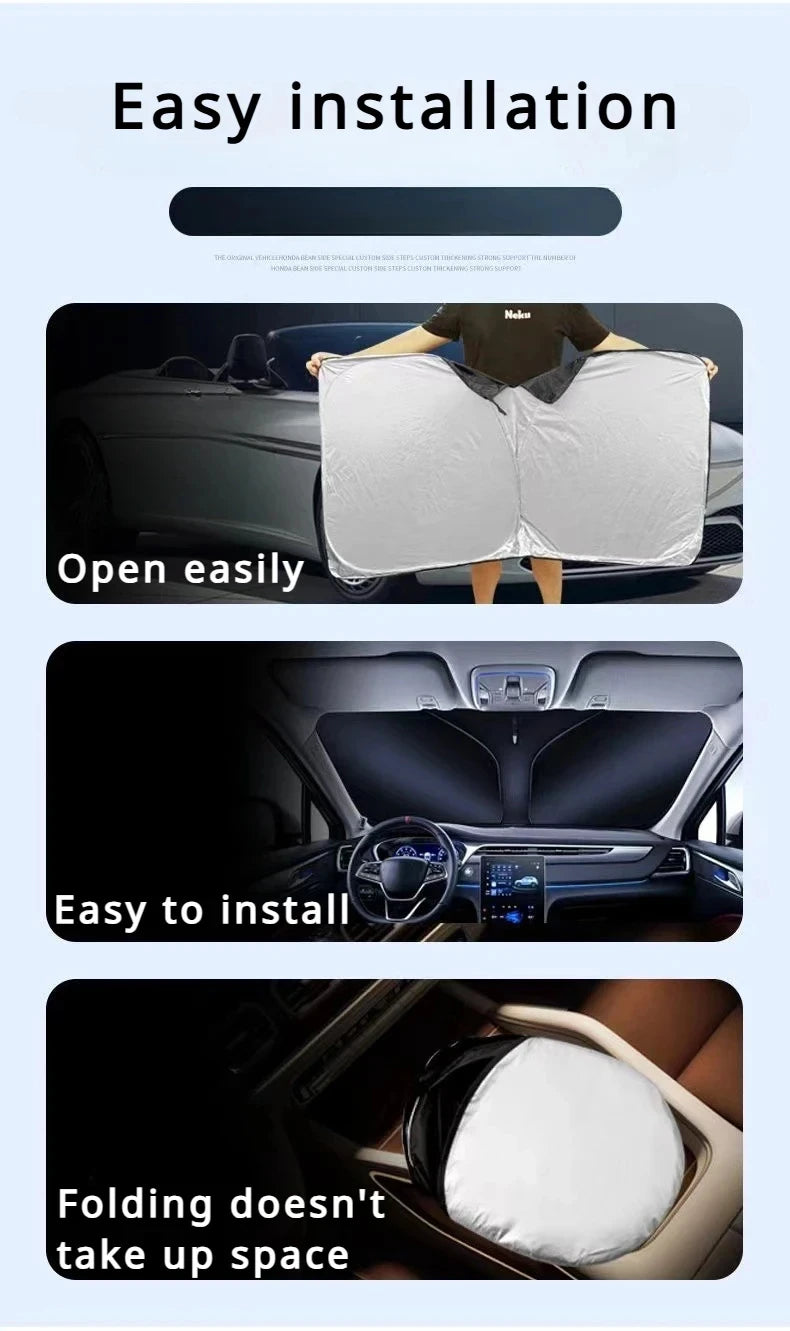 Auto Folding Sun Shade Windshield Car Sun Shade UV Protector