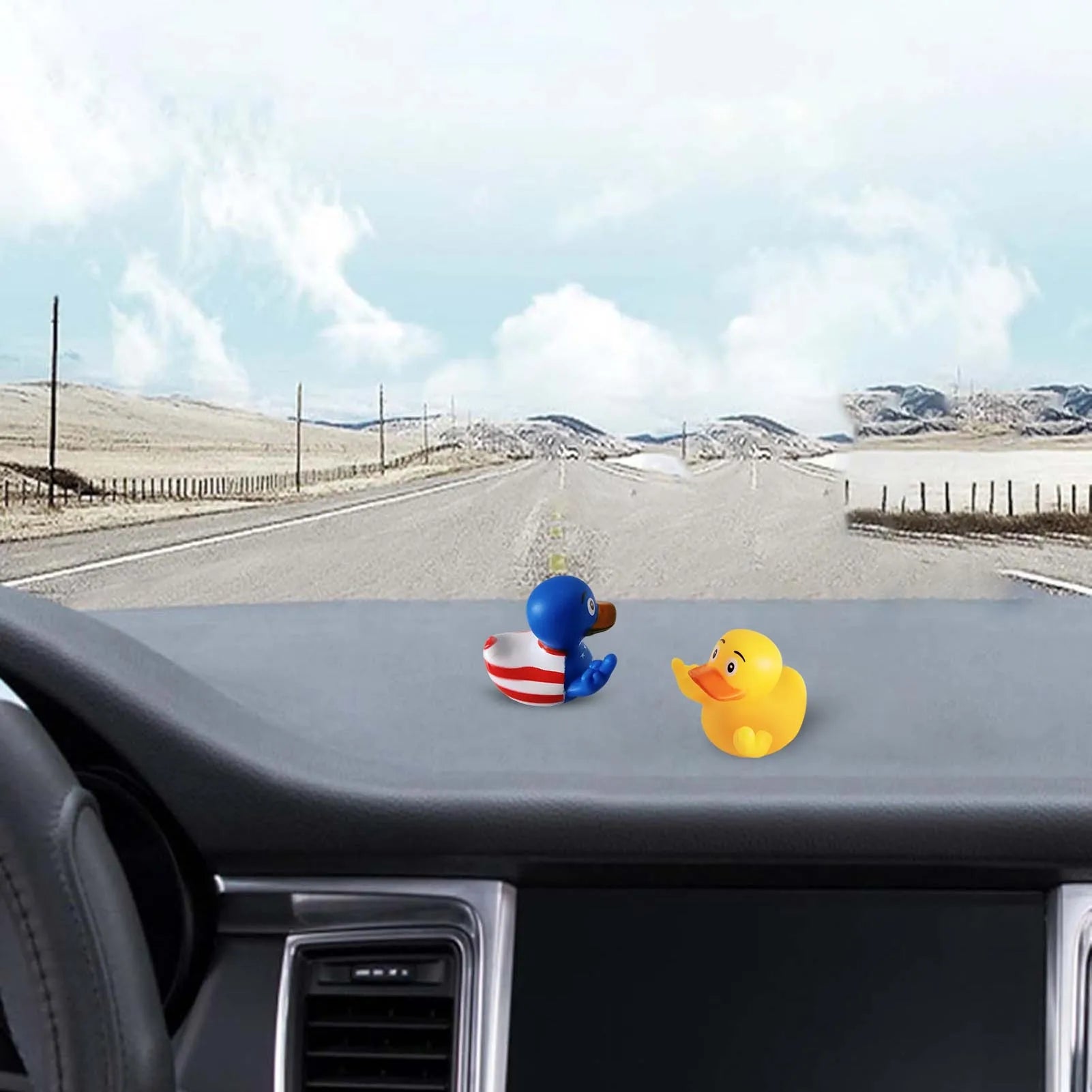 Middle Finger Duck Car Decoration Car Dashboard Ornament Decoration