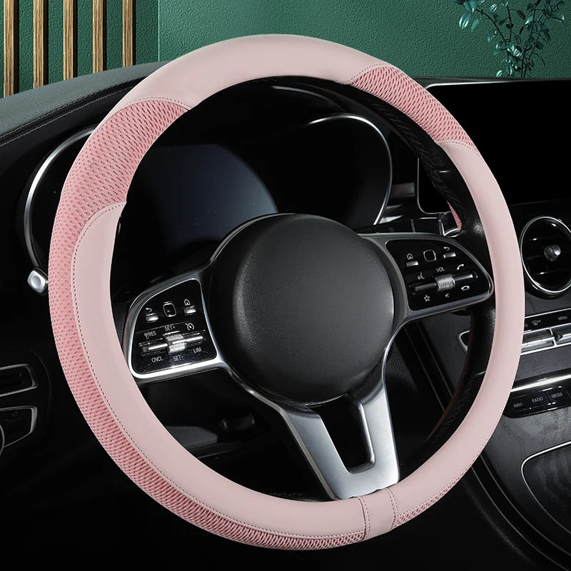 Car Steering Wheel Cover Premium Steering Wheel Cover Anti-Slip Comfort