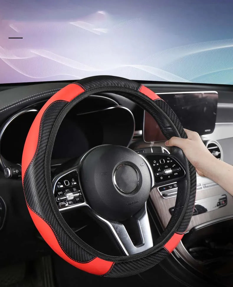 Car Steering Wheel Cover Breathable Steering Wheel Cover Anti-Slip Comfort