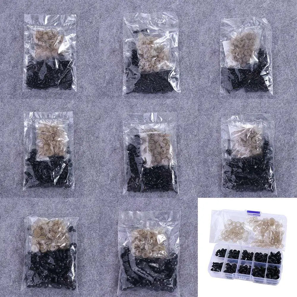10mm Eyeball Doll Accessories Black Doll Making Safety Eyes Craft Supply