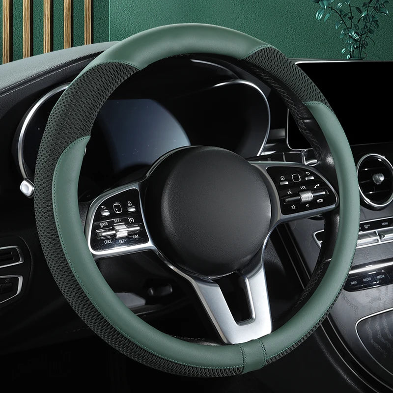 Car Steering Wheel Cover Premium Steering Wheel Cover Anti-Slip Comfort