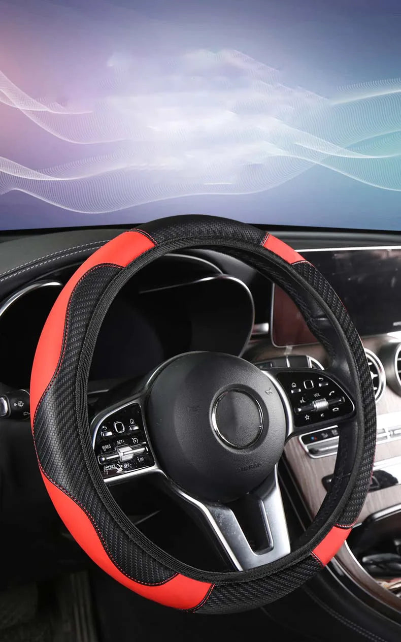 Car Steering Wheel Cover Breathable Steering Wheel Cover Anti-Slip Comfort