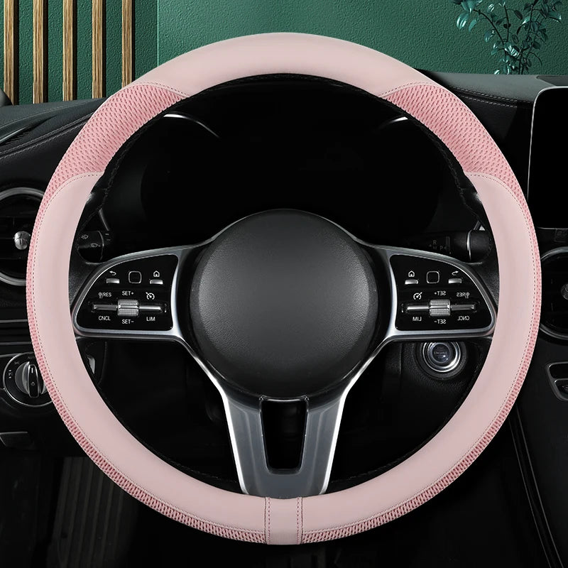 Car Steering Wheel Cover Premium Steering Wheel Cover Anti-Slip Comfort