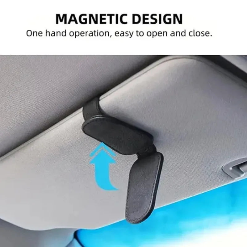 Car Sun Visor Glasses Case Car Sun Shade UV Protector