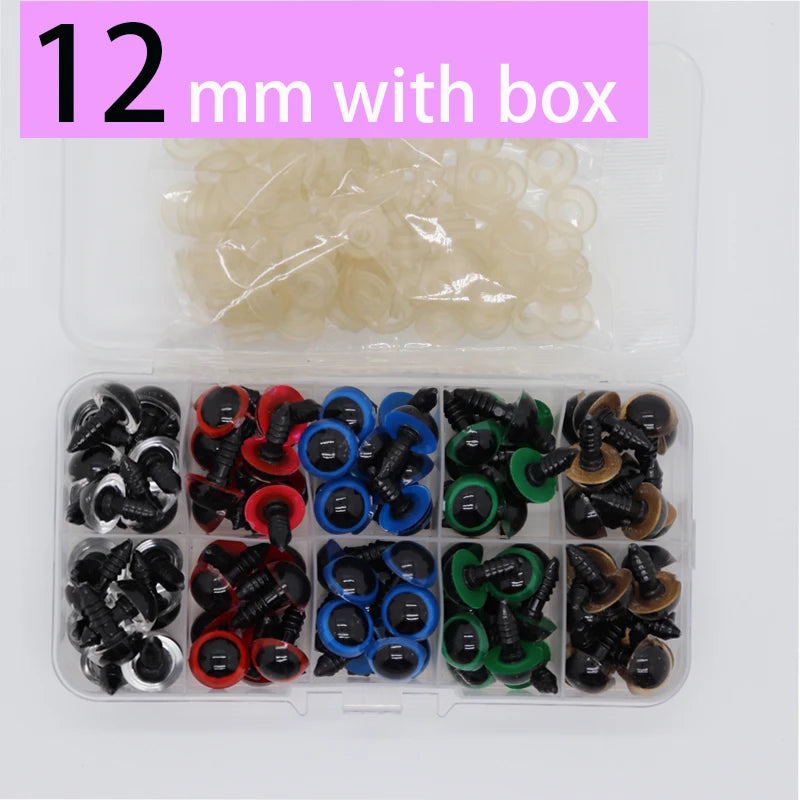 5/6//7/8/9/10/12/14/18/20mm Plastic Safety Eyes For Premium Quality Replacement Accessory