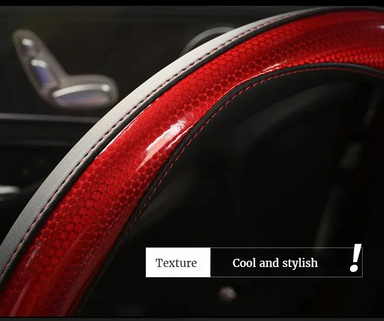 Three-dimensional Honeycomb Steering Wheel Cover Steering Wheel Cover Anti-Slip Comfort