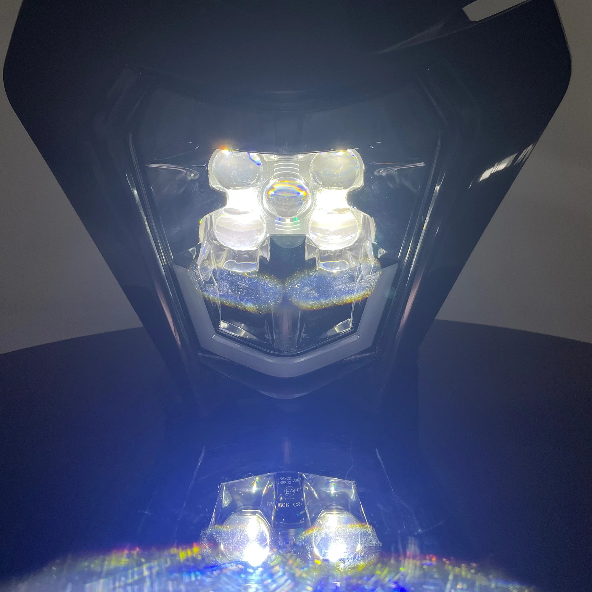 Motorcycle LED Headlight Plate for Premium Quality Replacement Accessory
