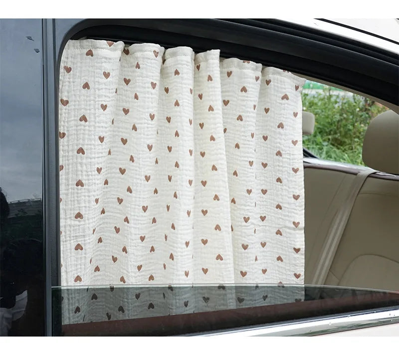 Cartoon Car Curtains Sunshade Side Car Sun Shade UV Protector