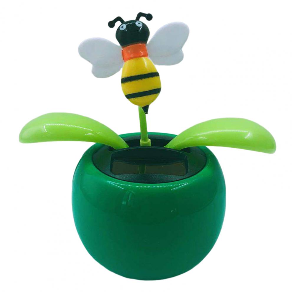 Fashion Car Ornament Solar Powered Car Dashboard Ornament Decoration
