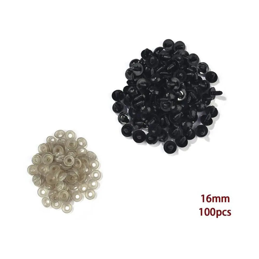 10mm Eyeball Doll Accessories Black Doll Making Safety Eyes Craft Supply