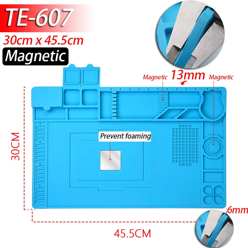 Soldering Station Mat Silicone Work Premium Quality Replacement Accessory