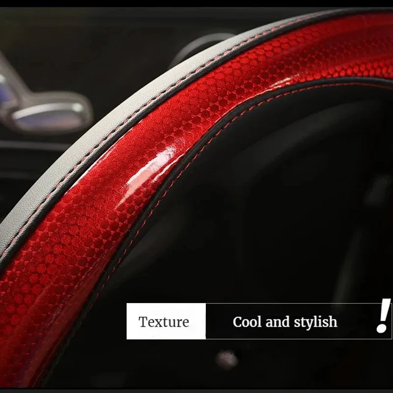 Three-dimensional Honeycomb Steering Wheel Cover Steering Wheel Cover Anti-Slip Comfort