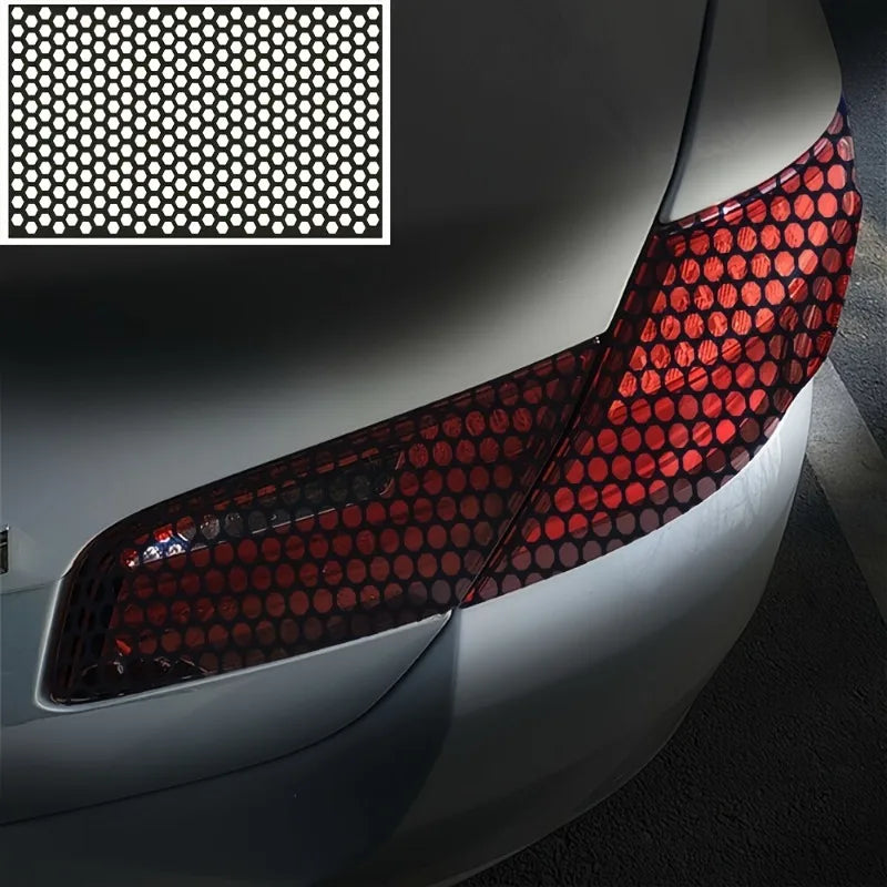 Car rear taillight sticker honeycomb Premium Quality Replacement Accessory