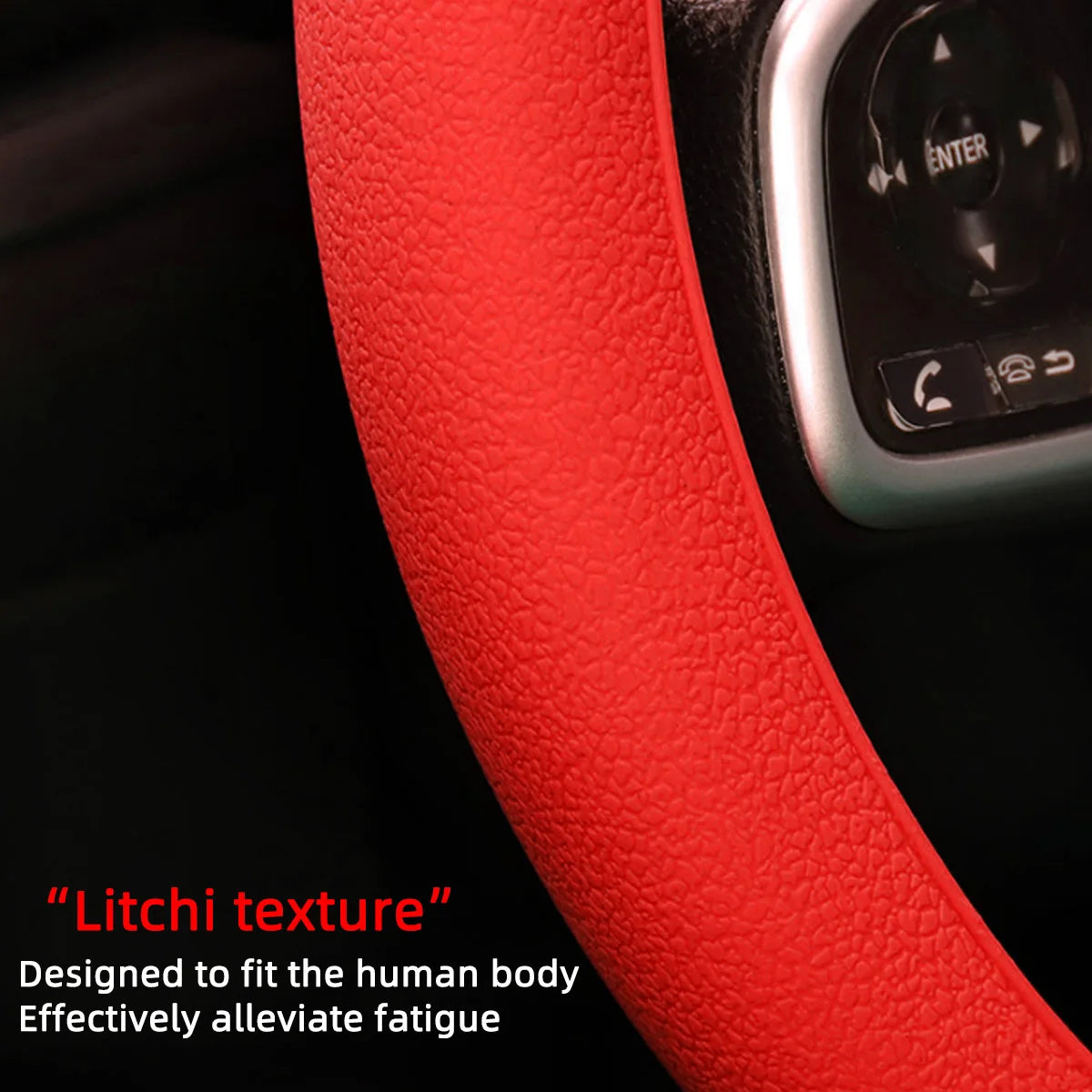 General Motors Silicone Steering Wheel Steering Wheel Cover Anti-Slip Comfort