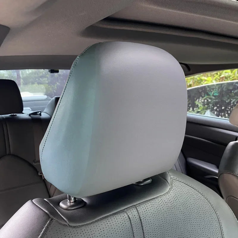 Universal Leather Car Headrest Cover Premium Quality Replacement Accessory