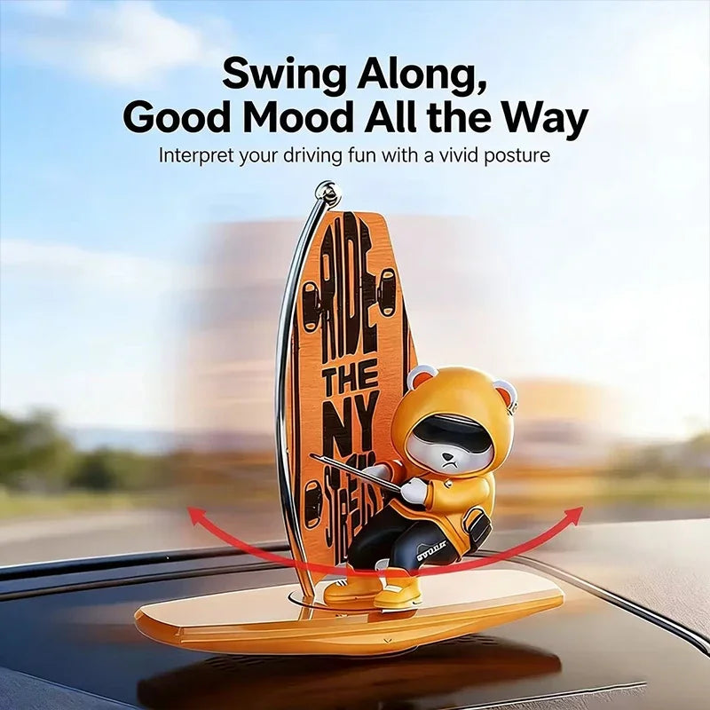 Car Dashboard Ornament Automatic Swing Car Dashboard Ornament Decoration
