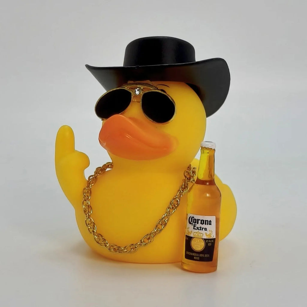Funny Middle Finger Duck Car Car Dashboard Ornament Decoration