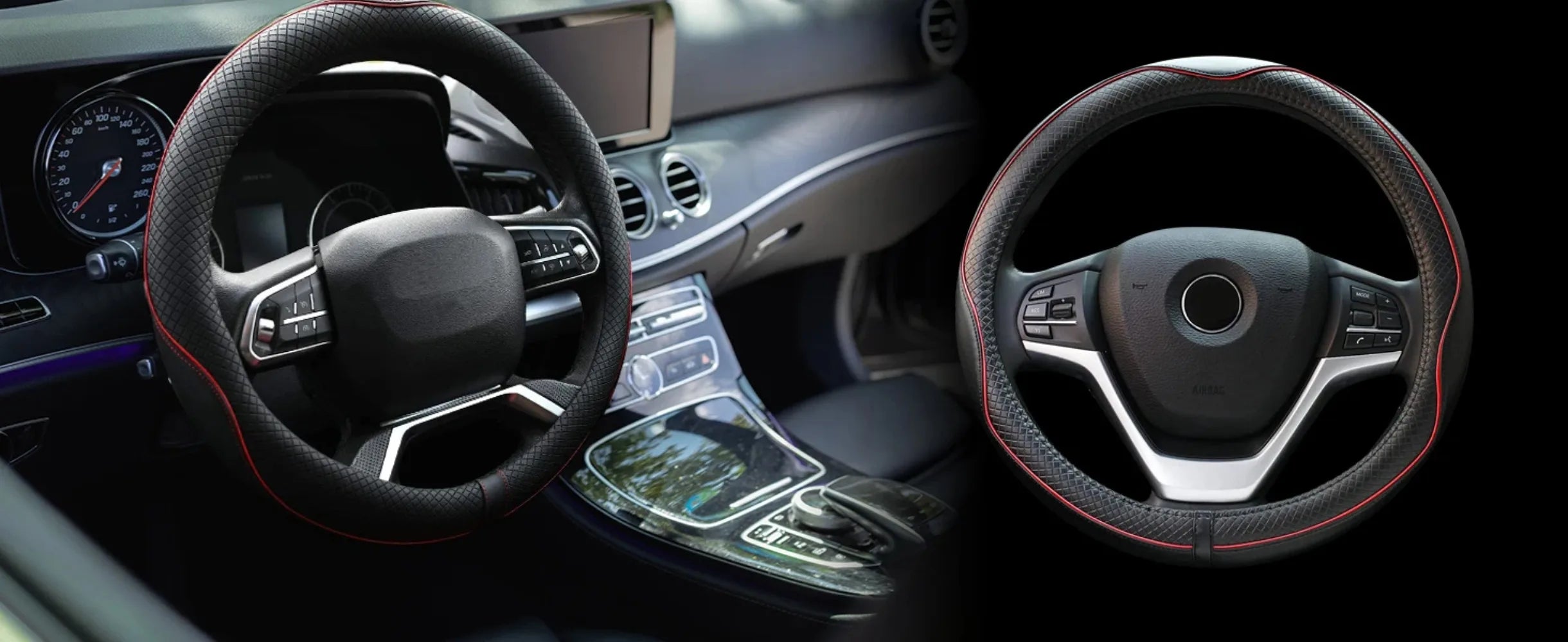 Car Steering Wheel Cover, Anti-Slip, Steering Wheel Cover Anti-Slip Comfort